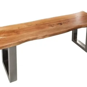 Sonderangebot Casa Padrino designer bench in solid acacia wood width 160 cm, height 40 cm