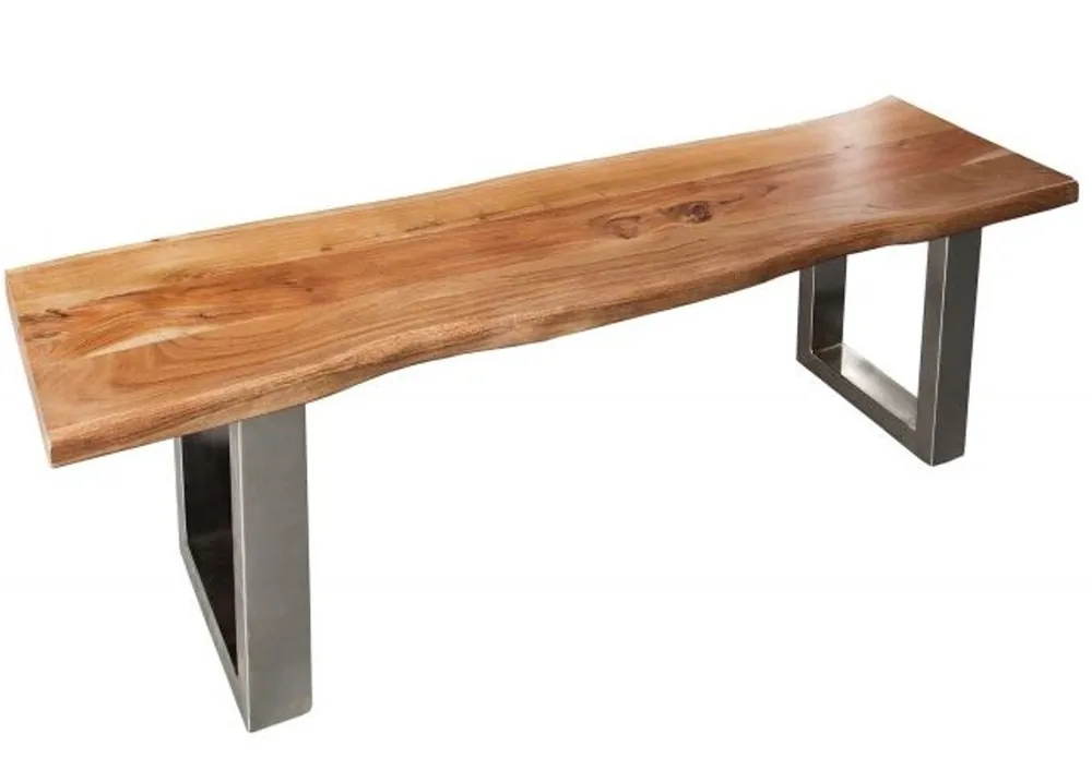 Sonderangebot Casa Padrino designer bench in solid acacia wood width 160 cm, height 40 cm