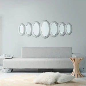Casa Padrino luxury designer mirror high gloss white 195 x H. 67 cm - Hotel Collection Echt