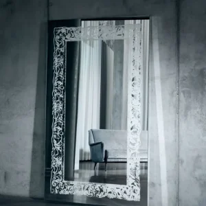 Casa Padrino luxury mirror with light and remote control 107 x H. 182 cm - Luxury Quality Bestseller