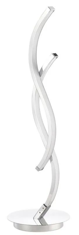 Aktuell Casa Padrino luxury LED table lamp silver Ø 15 x H. 50 cm - Designer Table Lamp