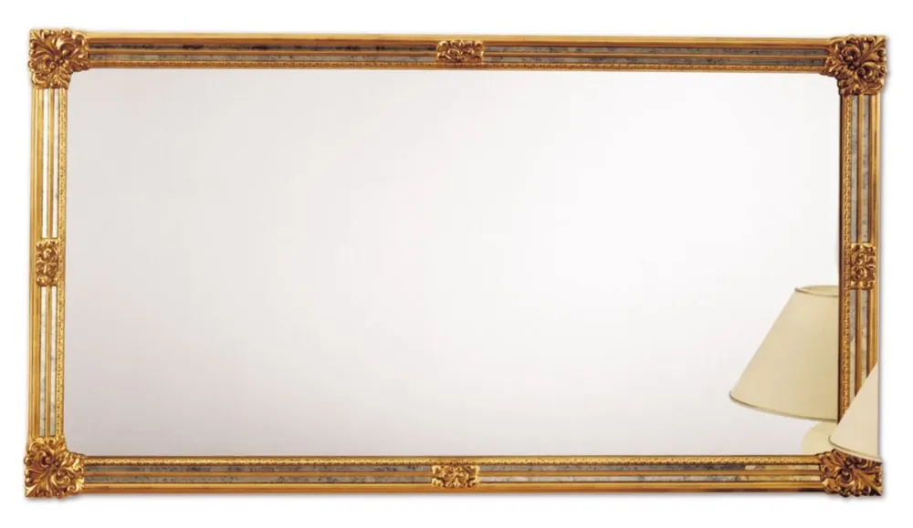 Casa Padrino baroque style wall mirror gold 185 x H. 100 cm - Hotel & Restaurant Furniture Neue Kollektion