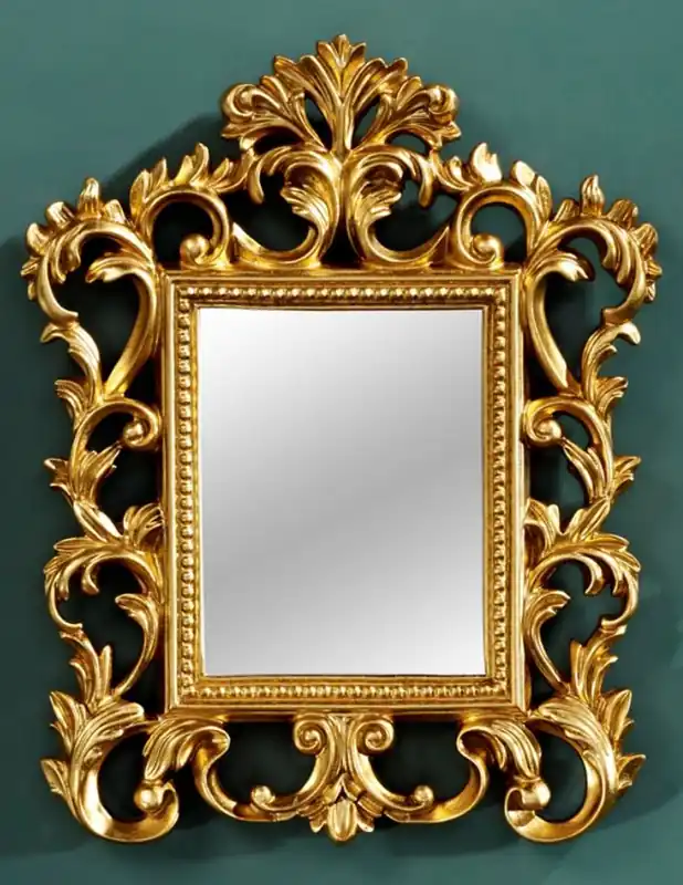 Günstig Casa Padrino baroque wall mirror gold 40 x H. 50 cm - Baroque Style Furniture