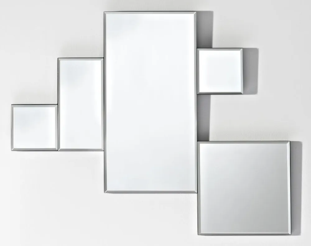 Casa Padrino luxury wall mirror set 60 x H. 48 cm - Living Room Accessories Must-Have