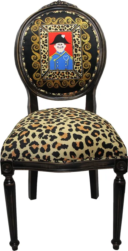 Saisonangebot Casa Padrino Baroque luxury dining chair without armrests Lord - Designer chair - Limited Edition