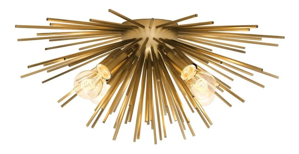 Casa Padrino luxury ceiling lamp brass Ø 58 x H. 26,5 cm - Luxury Collection Zertifiziert