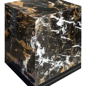 Casa Padrino side table black 40 x 40 x H. 50 cm - Luxury Living Room Deco Highlight