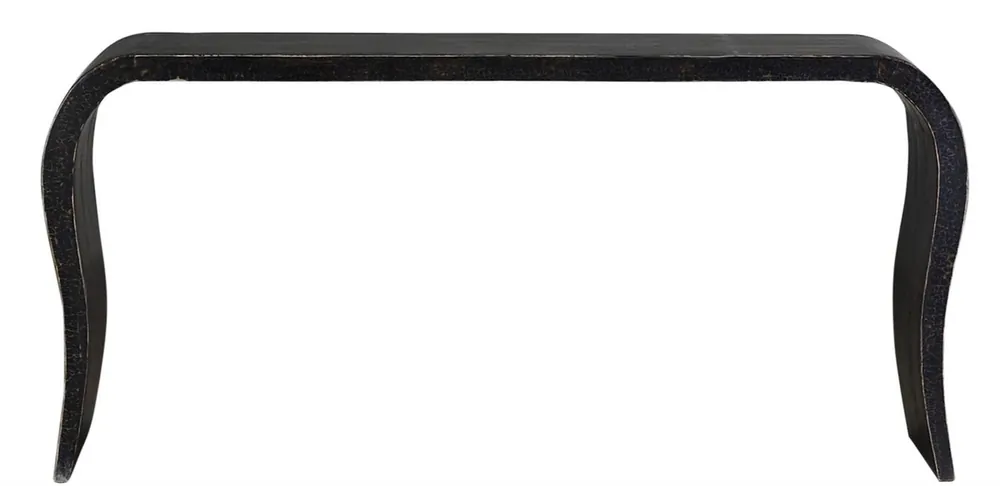 Casa Padrino Country Style Console Table Antique Style Black 162 x 35 x H. 77 cm - Country Style Console Heißes Angebot