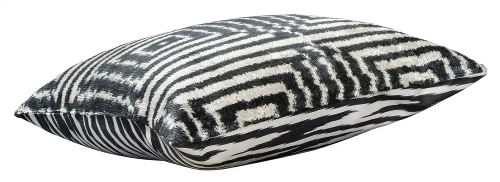 Rabatt Casa Padrino Luxury Pillow Mod2 Black / White 40 x 40 cm - Living Room Decoration Accessories
