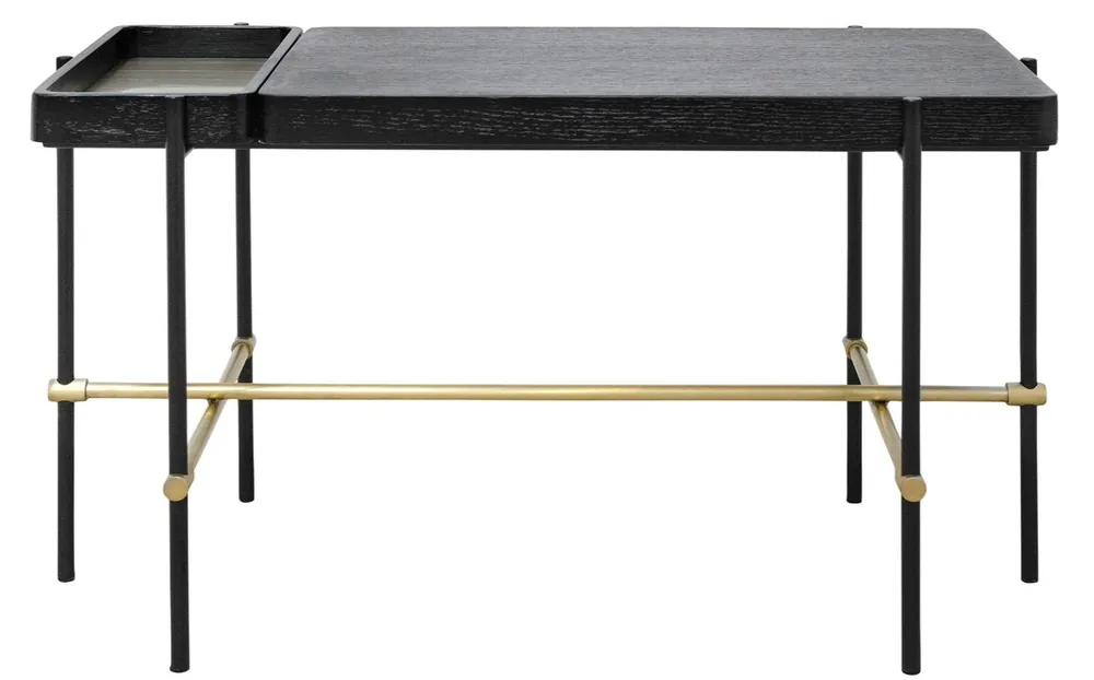 Ausverkauf Casa Padrino luxury hotel coffee table black / gold 80 x 40 x H. 45 cm - Hotel Furniture