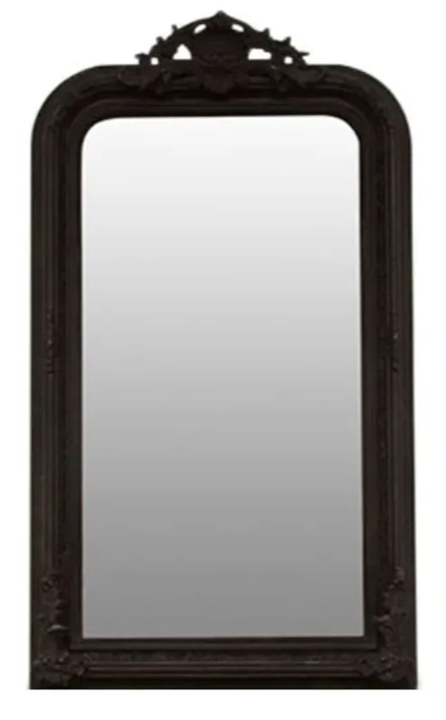 Jetzt Bestellen Casa Padrino baroque mirror black 86 x H. 155 cm - Living Room Furniture in Baroque Style