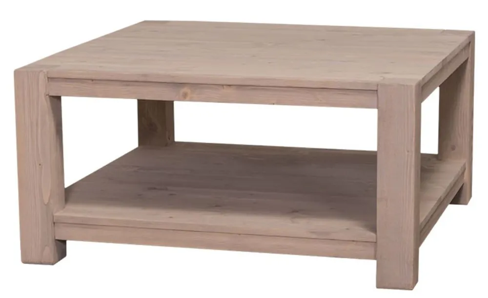 Begrenztes Angebot Casa Padrino country style coffee table natural colors 90 x 90 x H. 45 cm - Living Room Table in Country Style