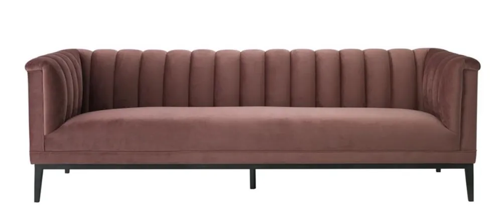 Casa Padrino luxury sofa old rose 230 x 86 x H. 75 cm - Living Room Furniture Neuheit