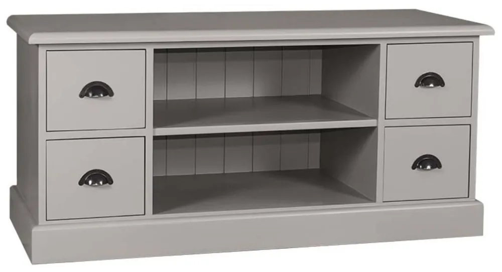 Super-Preis Casa Padrino country style sideboard gray 129 x 50 x H. 60 cm - Country Style TV Cabinet