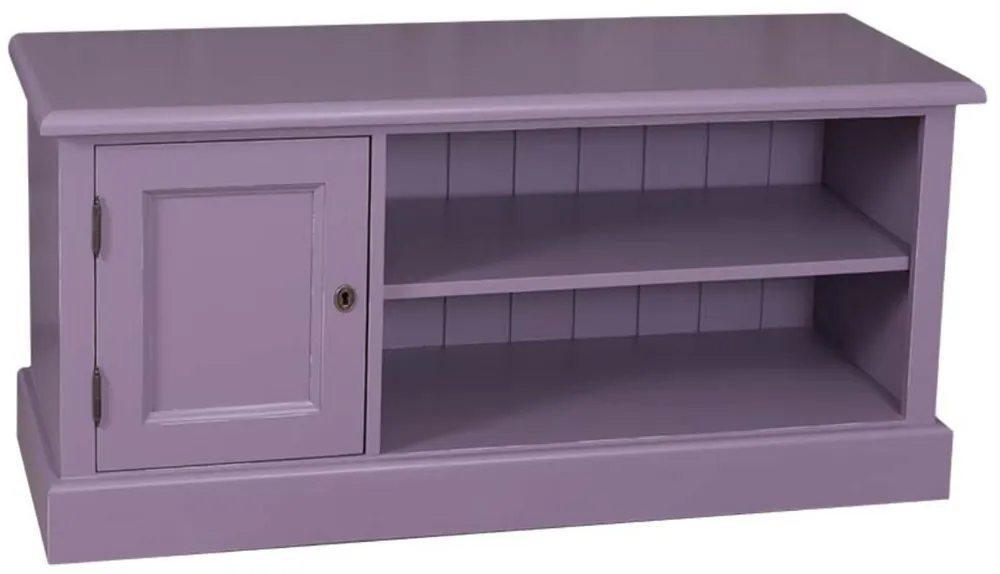 Casa Padrino Country style TV Cabinet Purple 120 x 40 x H. 56 cm - Country Style Sideboard Neue Kollektion
