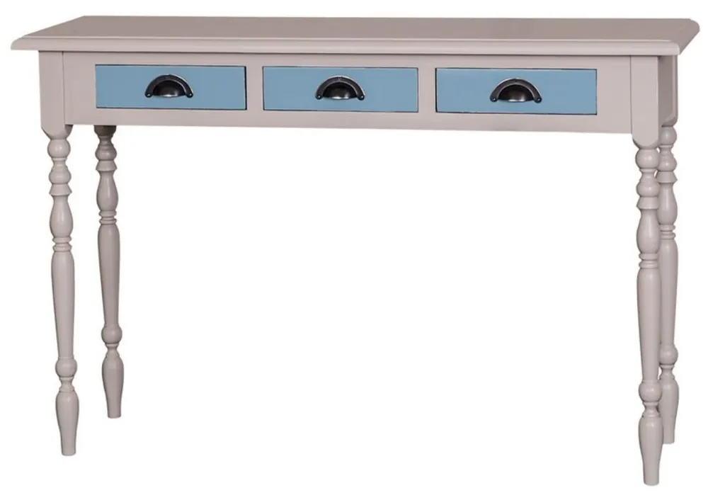 Casa Padrino country style console gray / blue 120 x 35 x H. 79 cm - Country Style Furniture Angebot