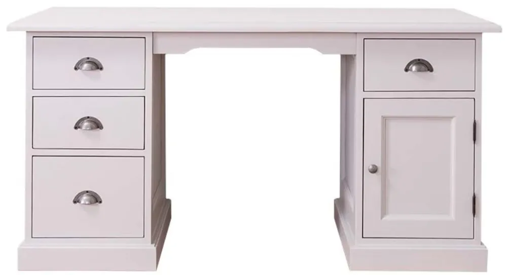 Casa Padrino country style desk white 152 x 70 x H. 78 cm - Country Style Office Furniture Preis Gesenkt