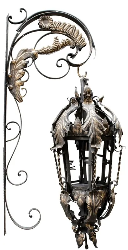 Casa Padrino baroque wall lamp black 36 x 60 x H. 115 cm - Baroque Style Lights & Chandeliers Aktuell