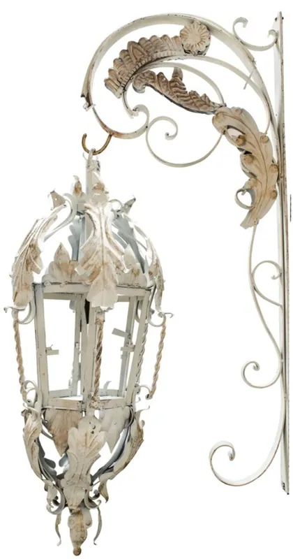 Casa Padrino baroque wall lamp cream 36 x 60 x H. 115 cm - Baroque Style Lights & Chandeliers Begrenztes Angebot