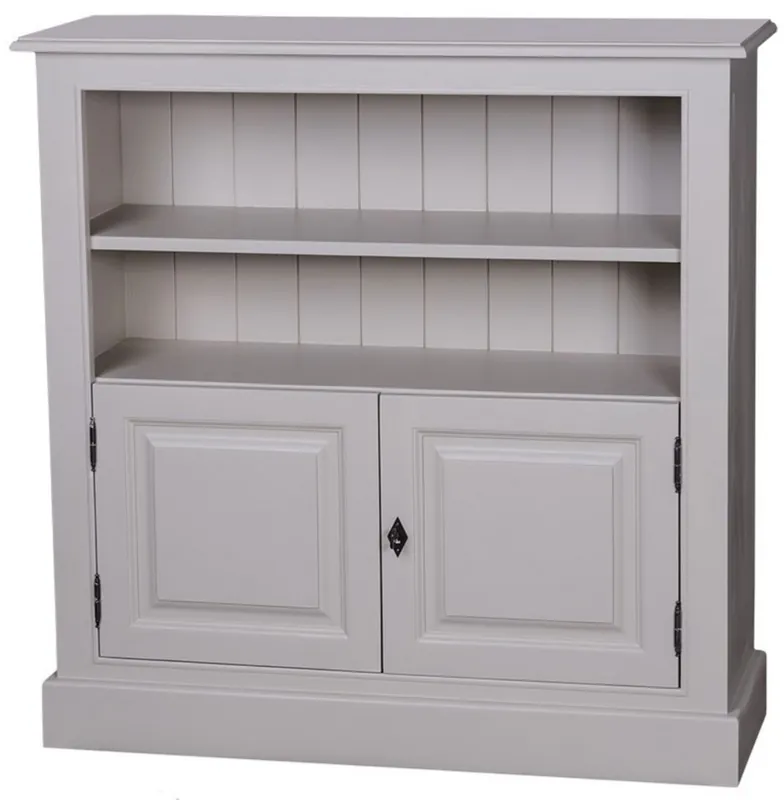 Casa Padrino country house style bookcase gray 102 x 35 x H. 102 cm - Living Room Furniture in Country Style Top-Preis