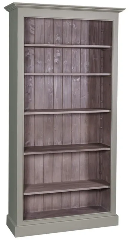 Super-Preis Casa Padrino country house style bookcase green / brown 109 x 39 x H. 210 cm - Living Room Furniture in Country House Style
