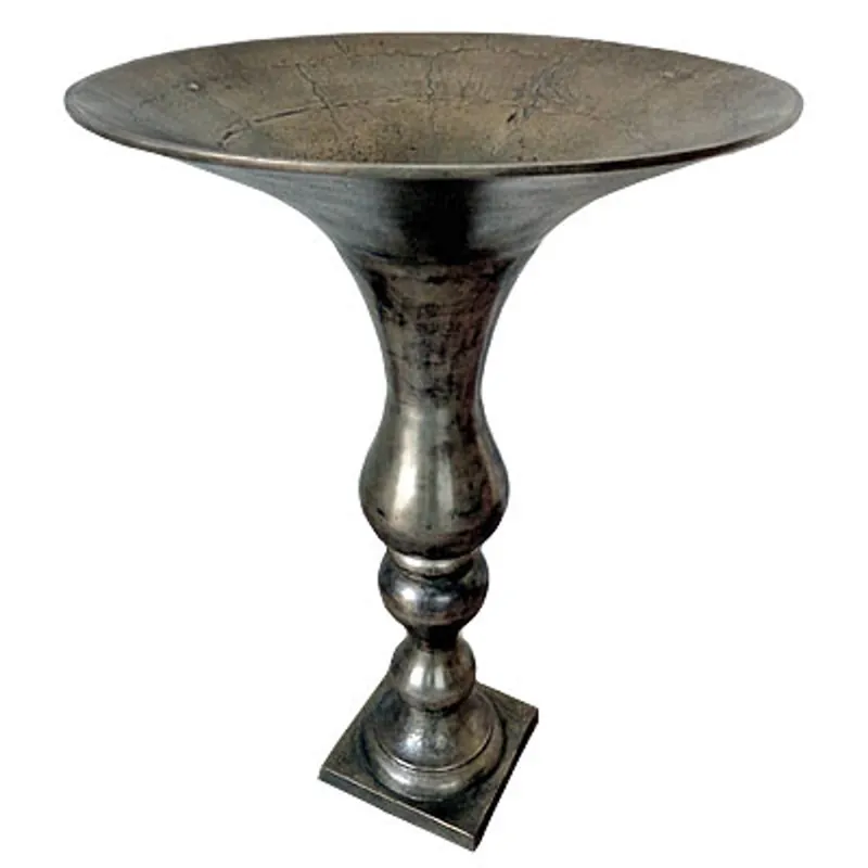 Bestseller Casa Padrino Antique Style Vase Aluminum D. 60 cm H. 88 cm - Hotel Decoration - Baroque Flowerpot Plant Pot