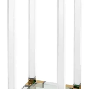 Casa Padrino luxury side table / pillar brass colors 35 x 35 x H. 100 cm - Designer Furniture Nur Heute