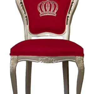 Pompöös by Casa Padrino luxury baroque dining chair red / gold - Pompöös baroque chair designed by Harald Glööckler Wochenendangebot