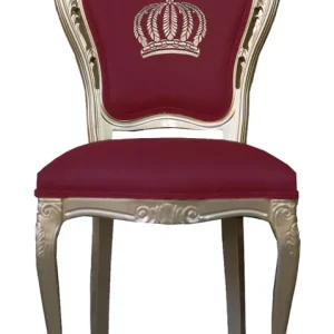 Angebot Pompöös by Casa Padrino luxury baroque dining chair burgundy / gold - Pompöös baroque chair designed by Harald Glööckler
