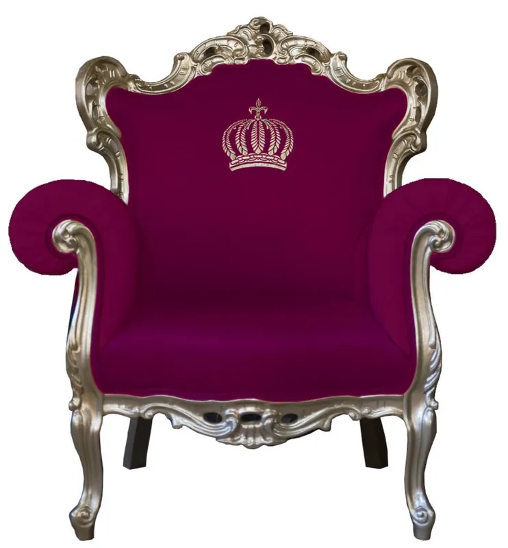Direkt Vom Hersteller Pompöös by Casa Padrino luxury baroque armchair pink / gold - Pompöös baroque armchair designed by Harald Glööckler