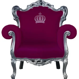 Sofort Bestellen Pompöös by Casa Padrino luxury baroque armchair pink / silver - Pompöös baroque armchair designed by Harald Glööckler