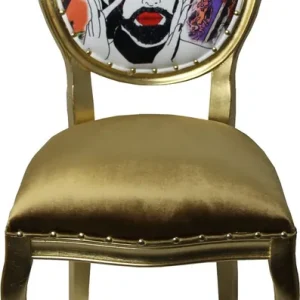 Pompöös by Casa Padrino Luxury Baroque Dining Chair Gold - Pompööser Baroque Chair designed by Harald Glööckler Angebot