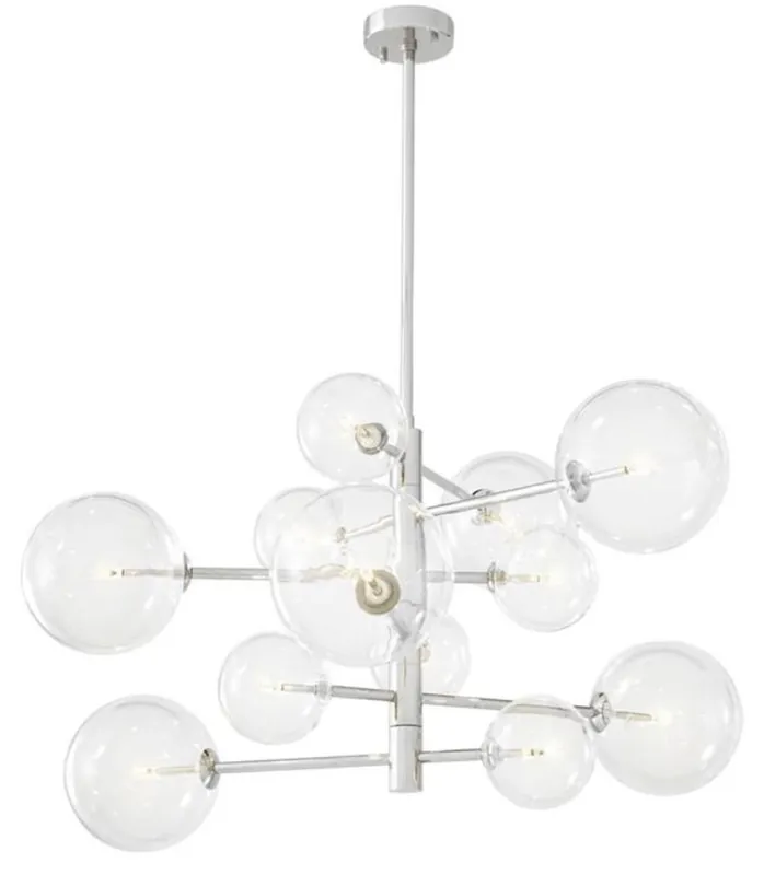 Casa Padrino Luxury Halogen Chandelier Silver Ø 90 x H. 53 cm - Luxury Quality Expressversand