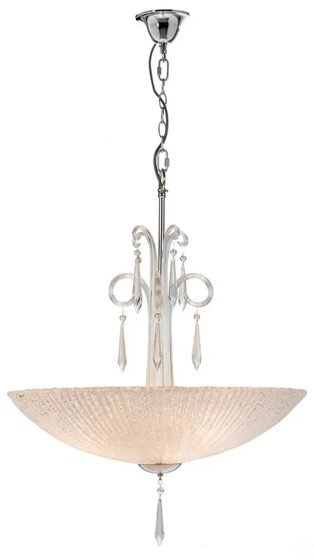 Preiswert Casa Padrino Luxury Pendant Lamp Silver Ø 60 x H. 125 cm - Living Room Hanging Lamp