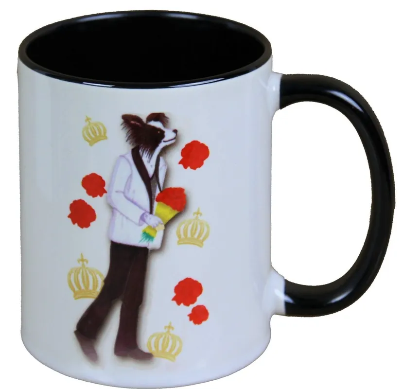 Knallerangebot Harald Glööckler Pompöös Cup dog with bouquet - designed by Harald Glööckler