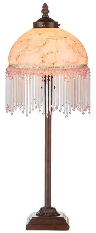 Sichere Zahlung Casa Padrino Baroque Style Table Lamp Multicolor Ø 20 x H. 53 cm - Baroque & Art Nouveau Furniture