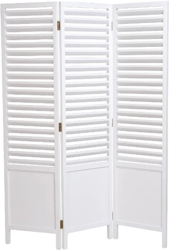 Top-Preis Casa Padrino Country Style Room Divider White 121 x 3 x H. 160 cm - Folding Room Divider in Country Style