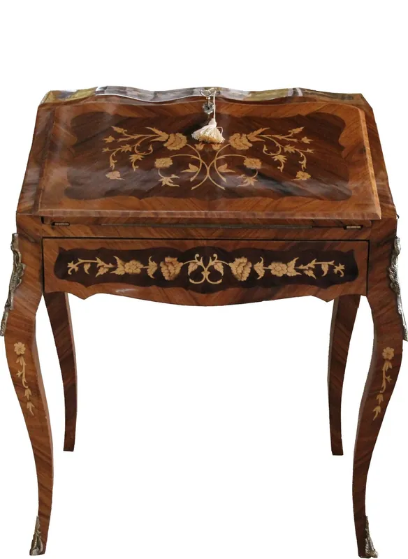 Casa Padrino Baroque Secretary Mahogany Brown W 70 x H 88 x D 53 cm- Secretary antique style Markenprodukt