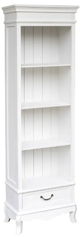 Wochenendangebot Casa Padrino Country Style Bookcase White 53 x 30 x H. 178 cm - Country Style Furniture