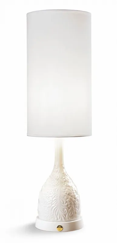 Kracherpreis Casa Padrino luxury table lamp porcelain white H53 x 17 cm - luxury lighting table lamp