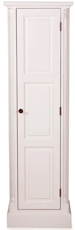 Casa Padrino Country Style Filing Cabinet White 50 x 40 x H. 166 cm - Country Style Furniture Zertifiziert