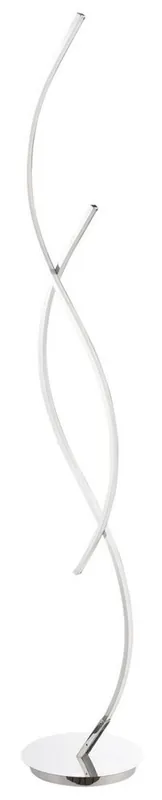 Casa Padrino Living Room LED Floor Lamp Silver Ø 25 x H. 145 cm - Designer Furniture Sofort Bestellen