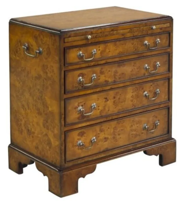 Casa Padrino Luxury Art Nouveau Chest with 4 Drawers Brown 62 x 39 x H. 70 cm - Luxury Quality Bestseller