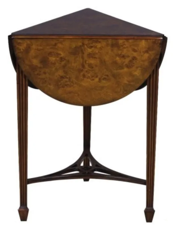 Nur Heute Casa Padrino Luxury Living Room Side Table Brown 52 x 46 x H. 71 cm - Luxury Quality