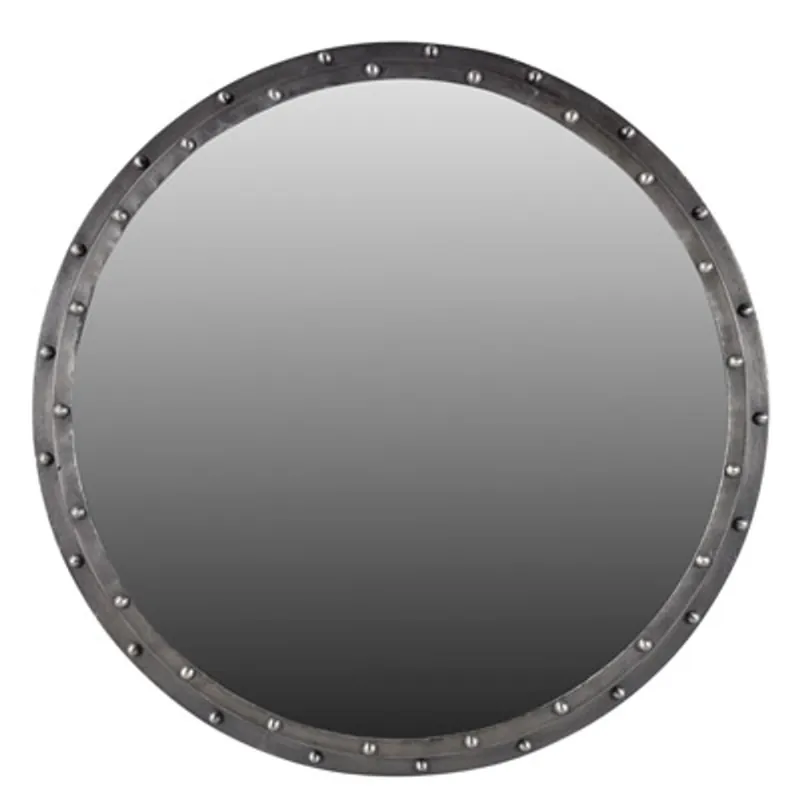 Saisonangebot Casa Padrino Luxury Wall Mirror Silver Round 96 x H.96 cm - Luxury Collection