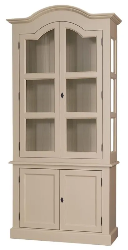 Casa Padrino country style living room cabinet with 4 doors beige 104 x 39 x H. 220 cm - Living Room Furniture Saisonangebot
