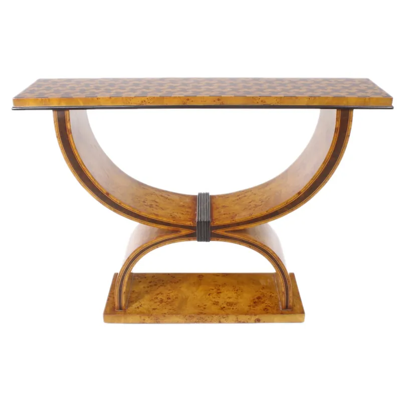 Solange Der Vorrat Reicht Casa Padrino Art Deco side table 120 cm x 35 cm x H.95cm - Antique style table - Furniture