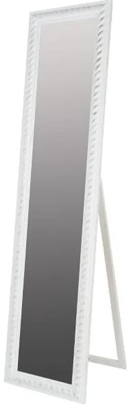 Top-Angebot Casa Padrino Baroque standing mirror white with beautiful antique-white cord frame H. 180 cm - handmade