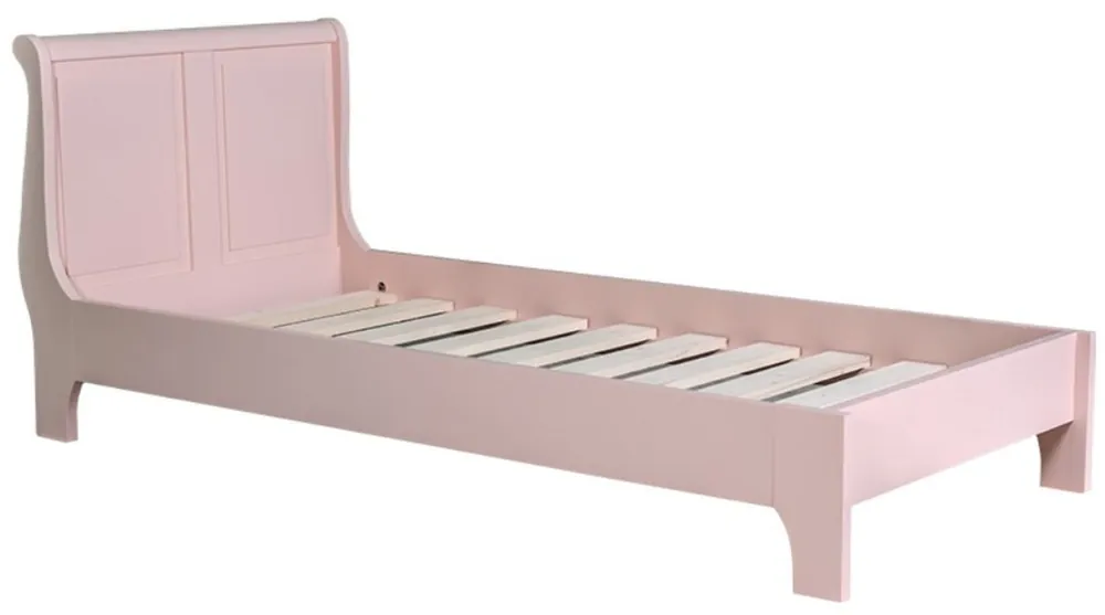 Finale Aktion Casa Padrino Solid Wood Country Style Bed Pink - Various Sizes - Bedroom Furniture