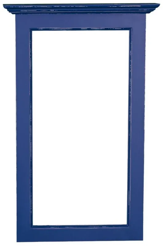 Billig Casa Padrino Country Style Mirror Frame Antique Blue 65 x 8 x H. 100 cm - Country Style Shabby Chic Furniture